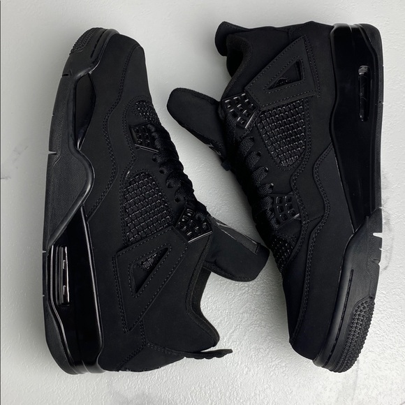 Air Jordan 4 Black Cat 2020 -Men’s Classic Sneakers Trainers - Picture 5 of 6